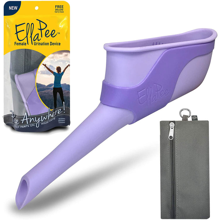 Women Urination Device Reusable Silicone Funnel Travel Camping Standing Pee Pott