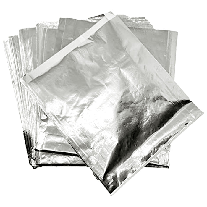 50 X Grease Proof Burger Foil Bags Warm Hot Warm Sandwich Pita Food Storage 6.5"