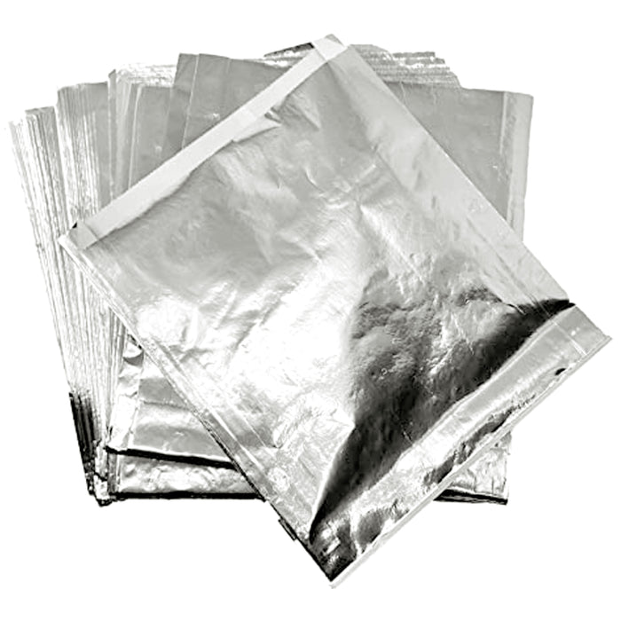 125 X Aluminum Foil Bags Warm Hot Warm Sandwich Pita Food Storage Pouches 6.5"