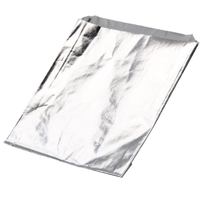 50 X Grease Proof Burger Foil Bags Warm Hot Warm Sandwich Pita Food Storage 6.5"