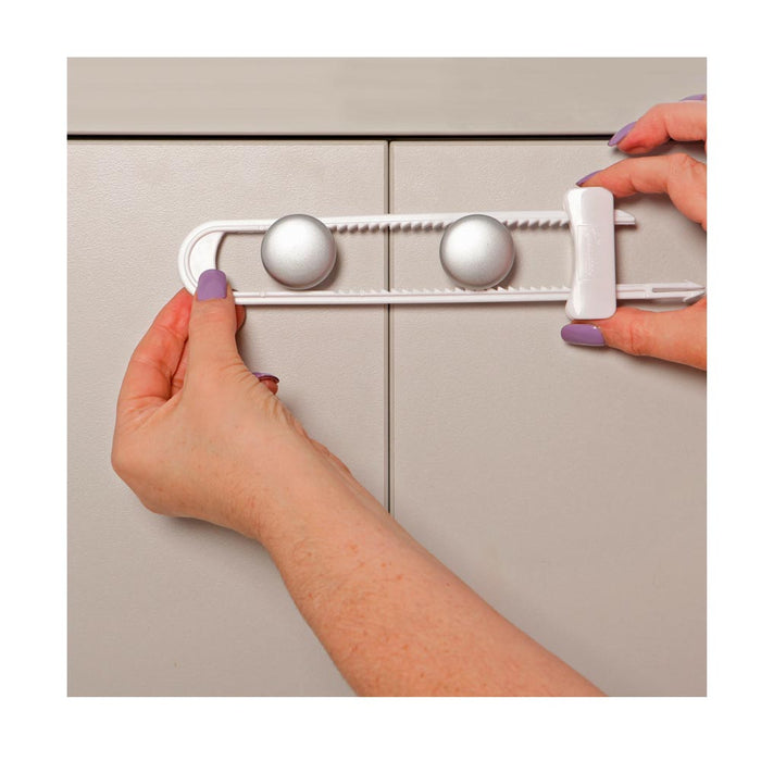 6 Dreambaby Sliding Locks Adjustable Baby Safety Proofing Cabinet Locks Drawers