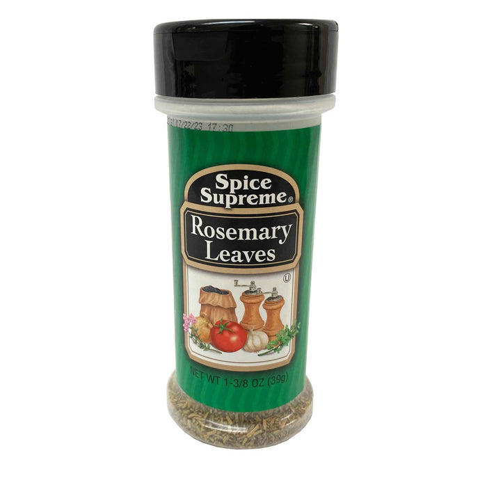 1 Spice Supreme Rosemary Leaves Seasoning 1.25 Oz Jar Cooking Dry Rub Veggies
