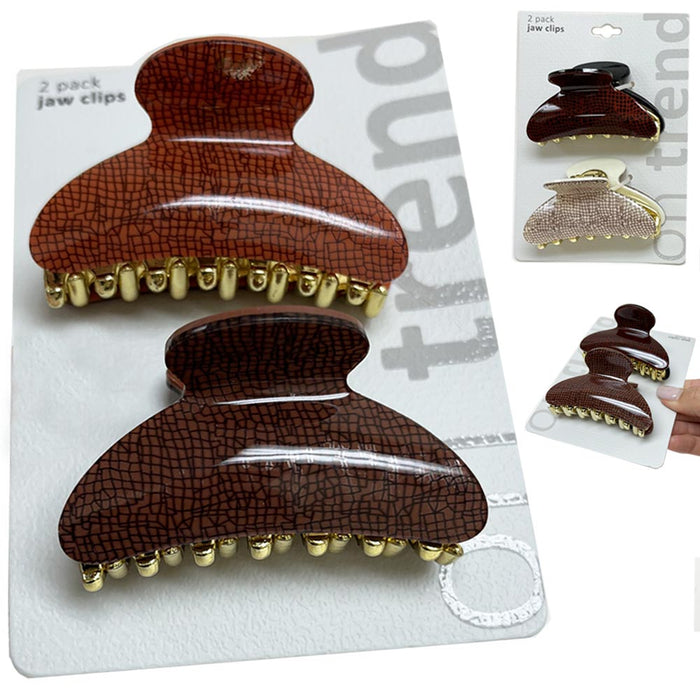 12Pc Hair Claw Clip 2.5" Thick Thin Curly Hair Banana Jaw Clip Strong Hold Women
