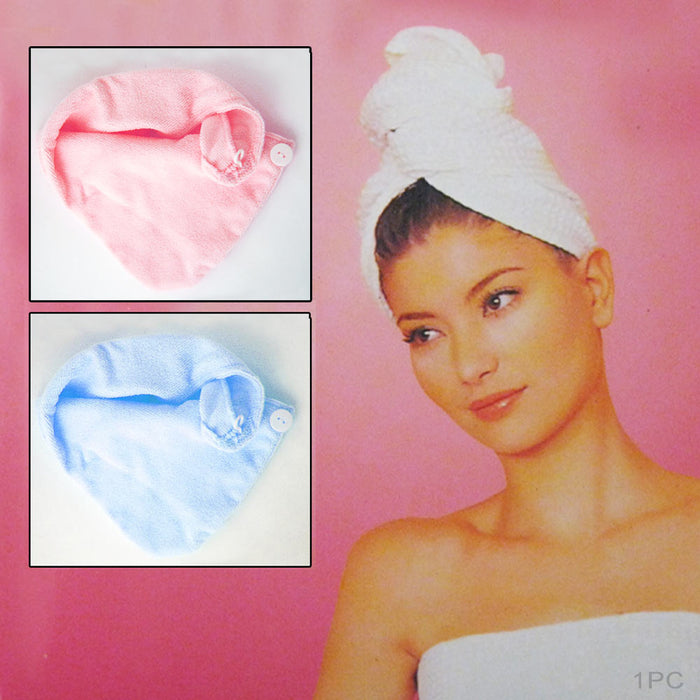 Rapid Fast Drying Microfiber Hair Wrap Towel Bath Spa Cap Turban Twist Shower