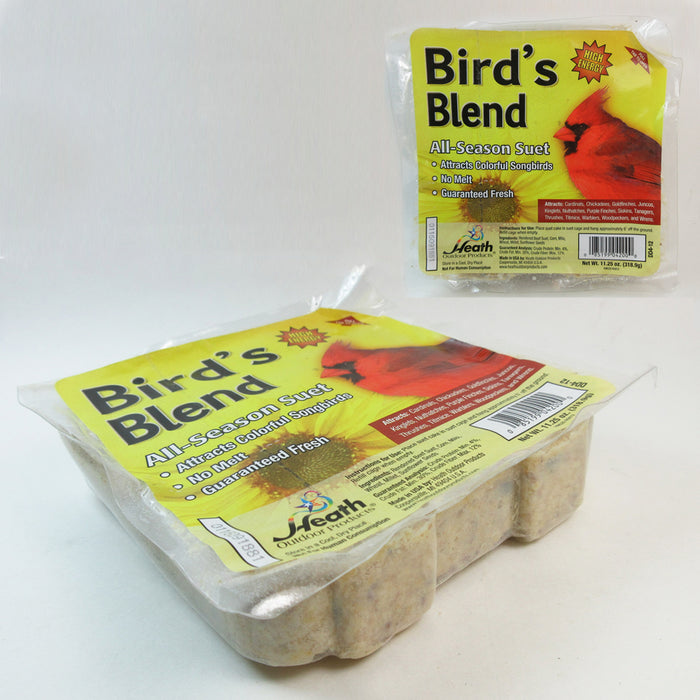 5 Pack All Season Suet Cake Bird Food Heath Outdoor Products Wild Treat 11.25 oz