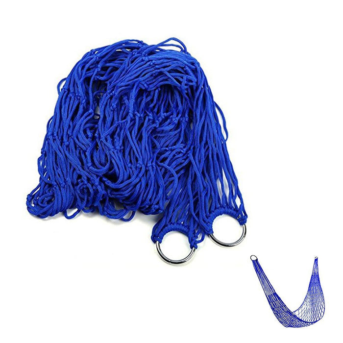 Portable 1 Person Hanging Hammock Rope Swing Fabric Sleeping Bed Garden Camping