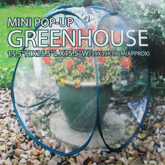 Mini Pop Up Greenhouse Pvc Tent Garden Plants Lawn Crops Pot Protector Outdoor