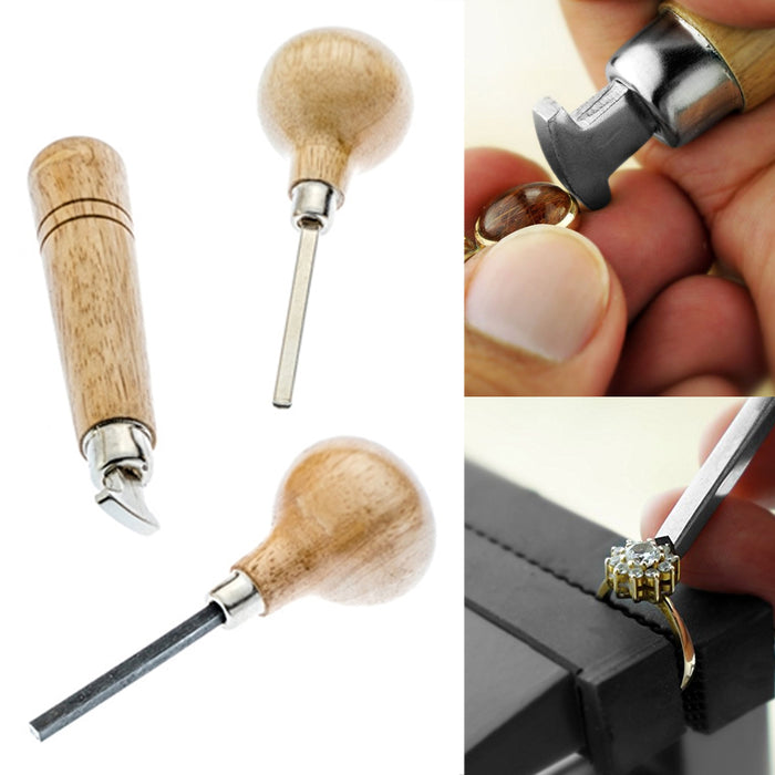 Stone Setting Tools Jewelry Stone Prong Pusher Bezel Pusher & Roller Set of 3