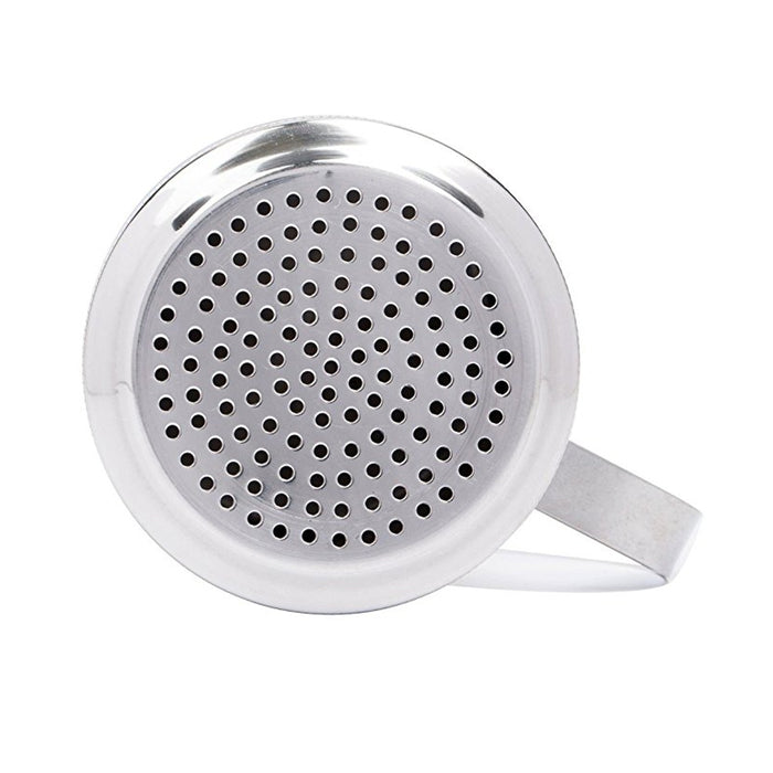 2 X Dredger 10 Oz Stainless Steel Dredge Shaker with Handle Spice Salt Pepper