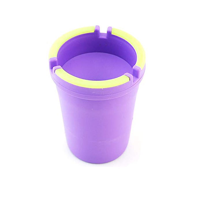 2 X Jumbo Butt Bucket Ashtray Glow In Dark Cigarette Car Cup Ash Holder Portable