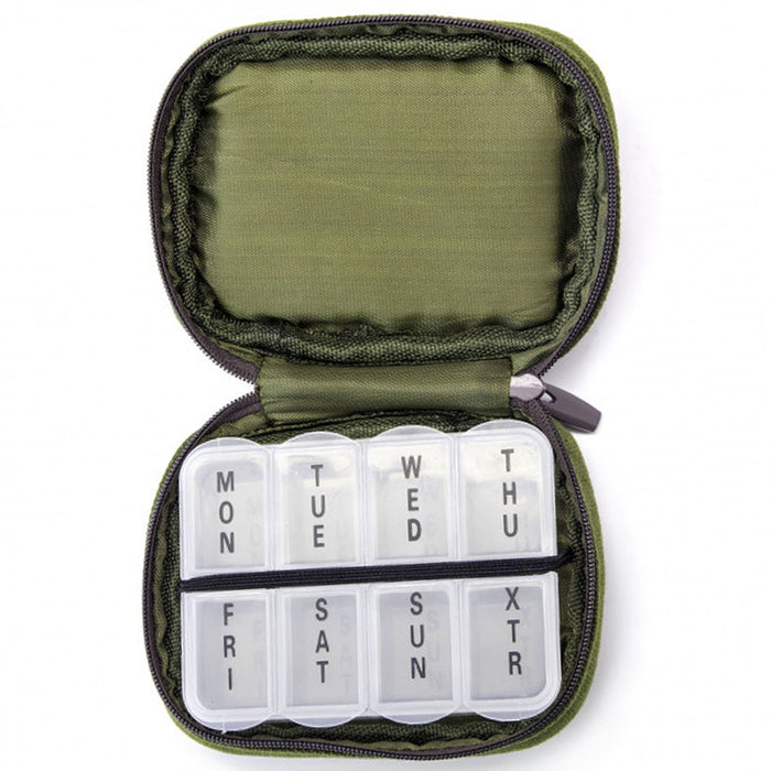 2 Pc 7 Day Compartment Weekly Pill Box Medicine Storage Organizer Container Case