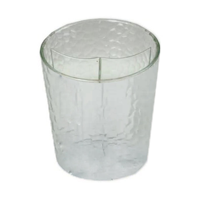 1 Cosmetic Brush Organizer Clear 3 Section Case Storage Makeup Holder Cup Vanity