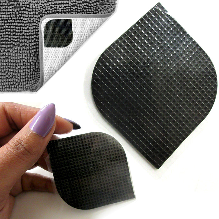 4 Pc Rug Gripper Set Anti Slip Carpet Grip Mat Non Skid Tape Adhesive Floor Pad