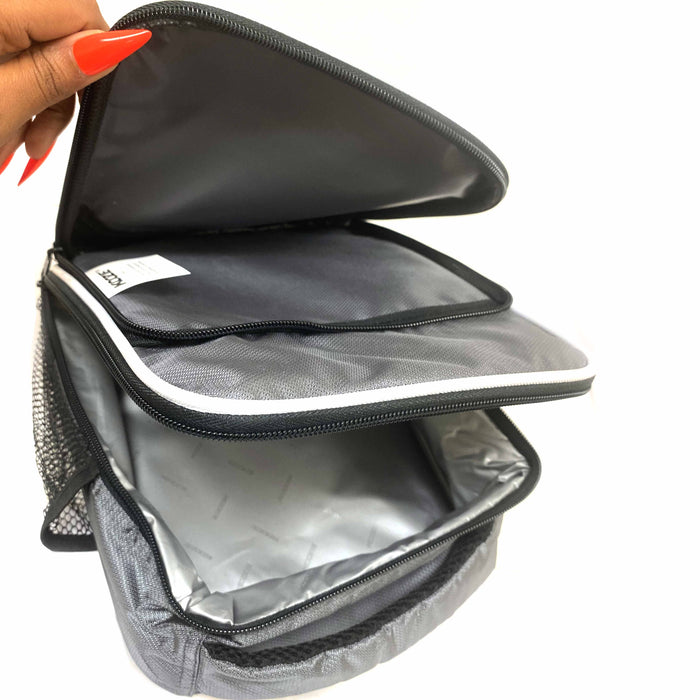 2 Pc Insulated Lunch Bag Box Women Men Thermos Cooler Hot Cold Adult Tote Food