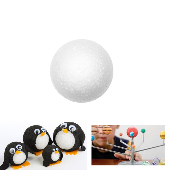 36 Foam Balls 2" School Christmas Arts Crafts Modeling Smooth Polystyrene