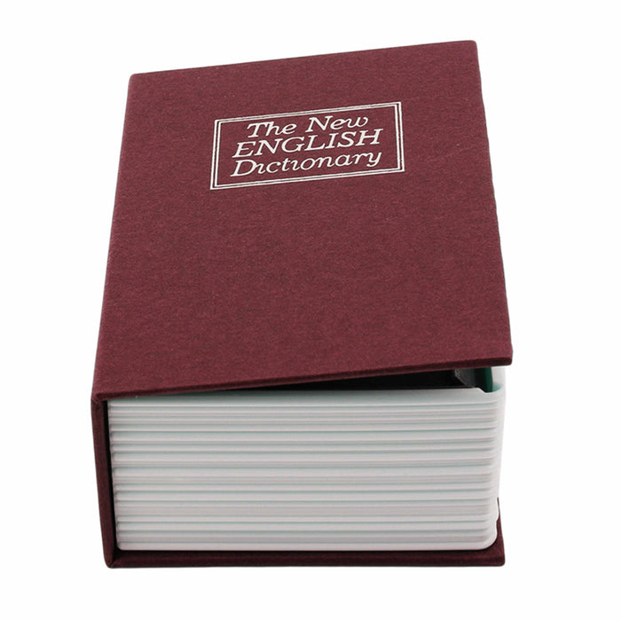 2 Dictionary Hollow Book Safe Diversion Secret Stash Booksafe Lock Key Security