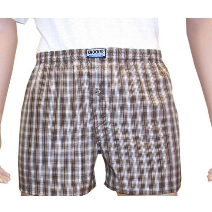6 Mens Plaid Boxer Shorts Lot Underwear Pack Size  2XL 46-48 Comfort Waistband