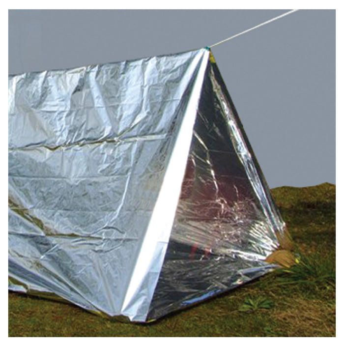 Outdoor Emergency Tent 96"x24" Sleeping Bag Survival Reflective Shelter Camping