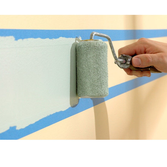 12 Rolls Painters Blue Masking Tape 1 Inch x 18Yds Less Edge Bleed Multi-Surface