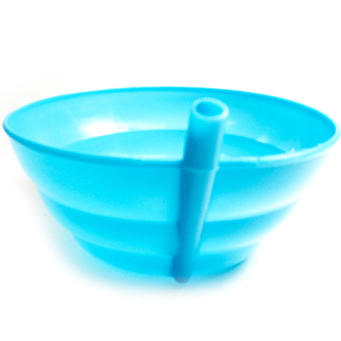 4 Kids Sip A Bowl Built In Straw Plate Plastic Cereal Soup Drink Snack BPA Free