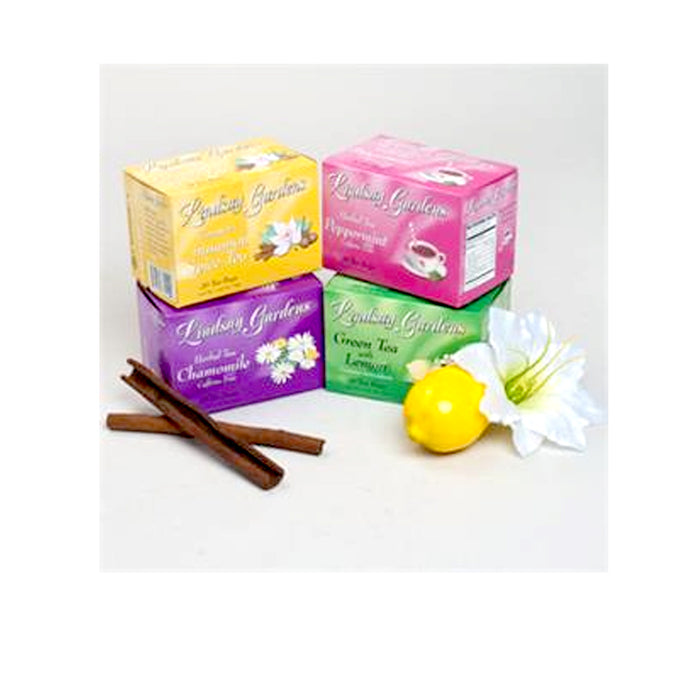 72 Set Tea Bags Sampler 100% Premium Flavor Herbal Chamomile Peppermint Cinnamon