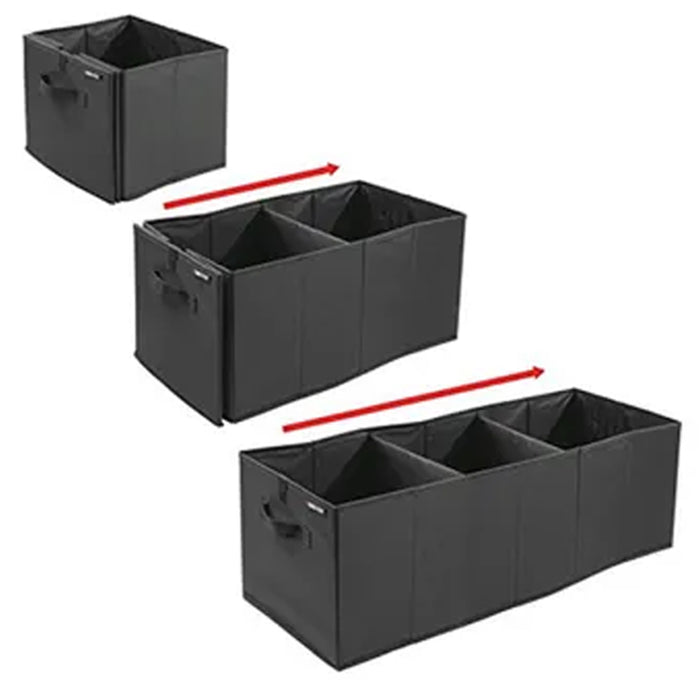 1 Expandable Cargo Organizer Collapsible Fold Trunk Caddy Car Auto Storage Bin