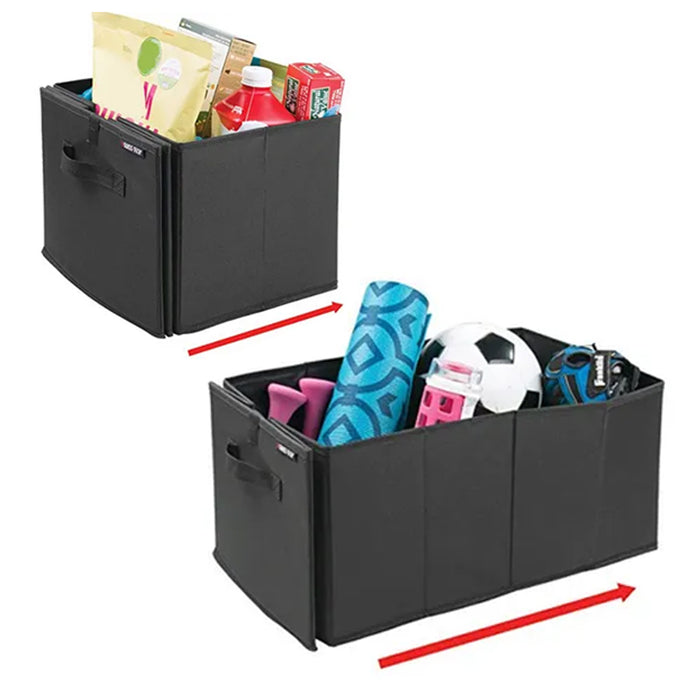 1 Expandable Cargo Organizer Collapsible Fold Trunk Caddy Car Auto Storage Bin