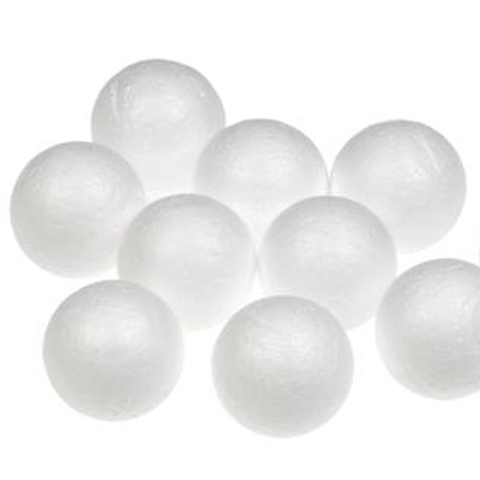 2.25 Inch Foam Polystyrene Balls for Art & Crafts Projects (15