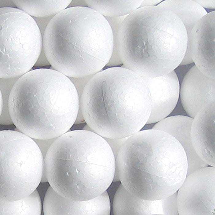36 Foam Balls 2" School Christmas Arts Crafts Modeling Smooth Polystyrene