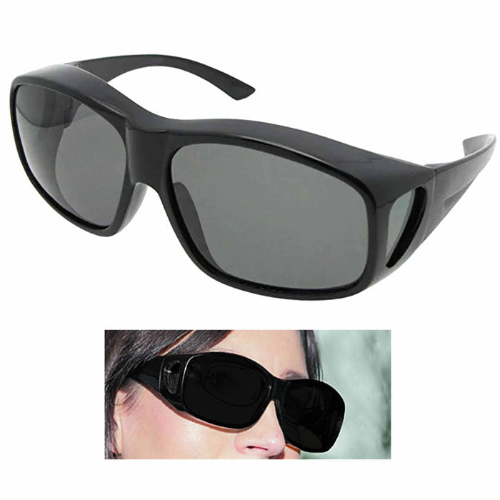 1 Extra Large Safety Glasses Fit Over Rx Goggles Protective UV Lens Men Women