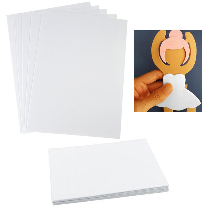 20 White EVA Foam Sheets Handmade Paper Fun Kid Arts Craft Gift 11.8"X7.8"X1/16"