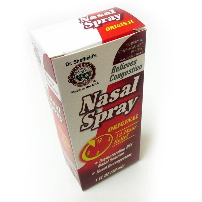 Sinus Nasal Spray Decongestant Mist 12 Hour Allergy Mucus Relief Oxymetazoline