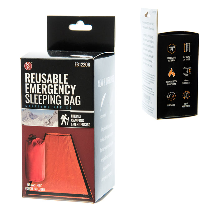 Survival Bivvy Bag Emergency Sleeping Lightweight Waterproof Thermal Bivy Sack