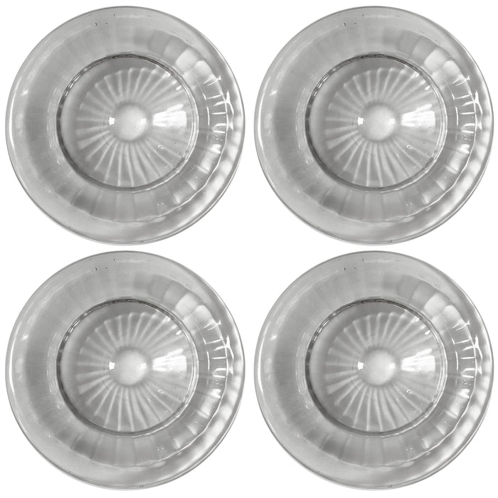 4 X Replacement Round Dish Bowl Plate for Tart Burners Oil Warmers 3" Diameter