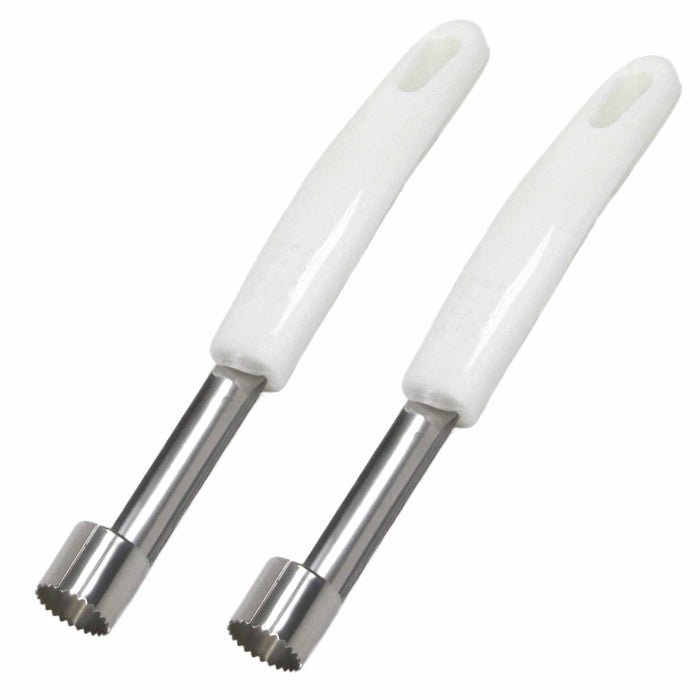 2 Pc Apple Pear Corer Stainless Steel Core Fruit Seed Remover Easy Twist Tool