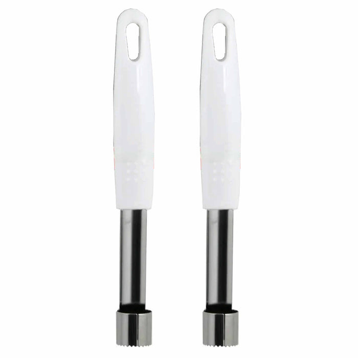 2 Pc Apple Pear Corer Stainless Steel Core Fruit Seed Remover Easy Twist Tool
