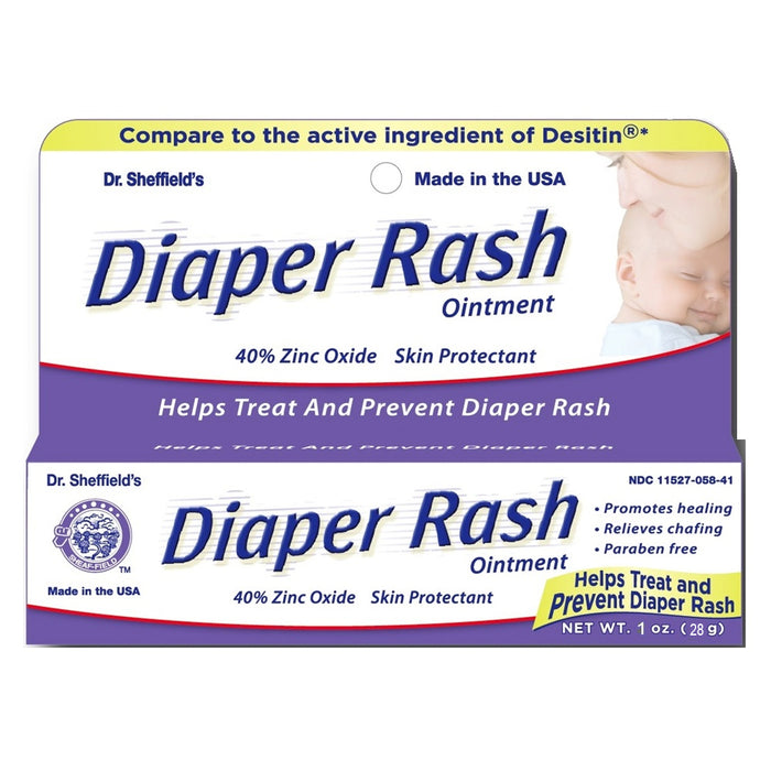 3 Pack Diaper Rash Ointment Tube Cream Paste 40% Zinc Oxide Relief Prevent 1 oz