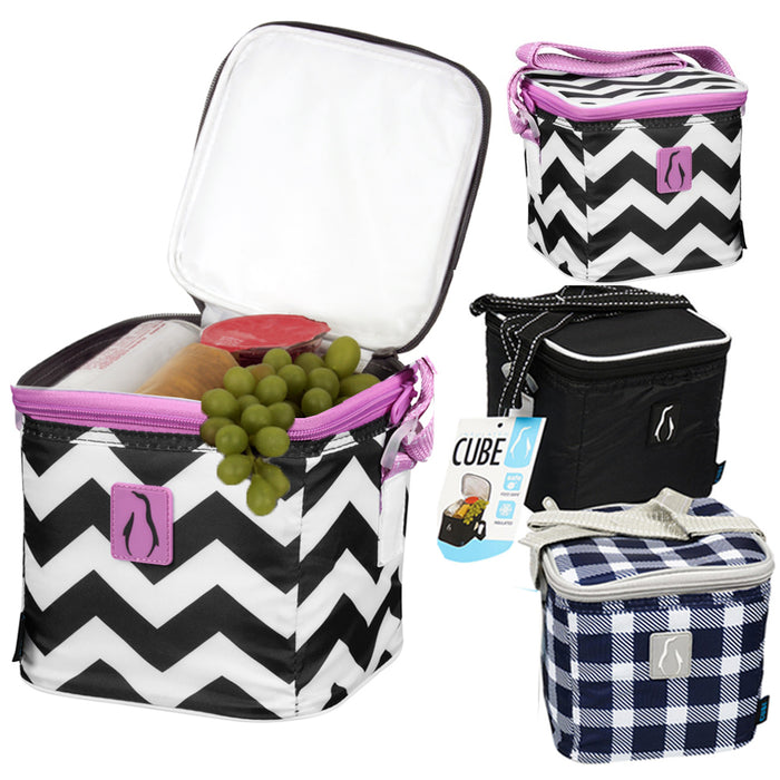 2 Pc Insulated Cube Cooler Lunch Box Ice Chest Food Storage Cooling Container 6"