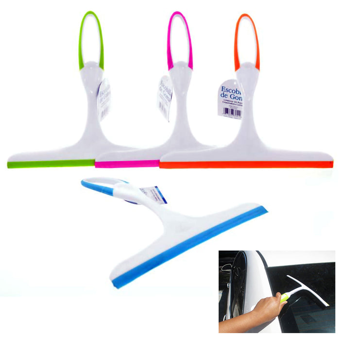 1 Pc Window Shower Squeegee Scraper Wiper Car Hanging Hook Surface Cleaner Blade