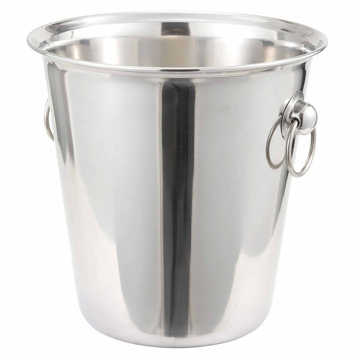 2 Large 4qt Ice Bucket Wine Chiller Champagne Beer Chest Cooler Party Tub Steel