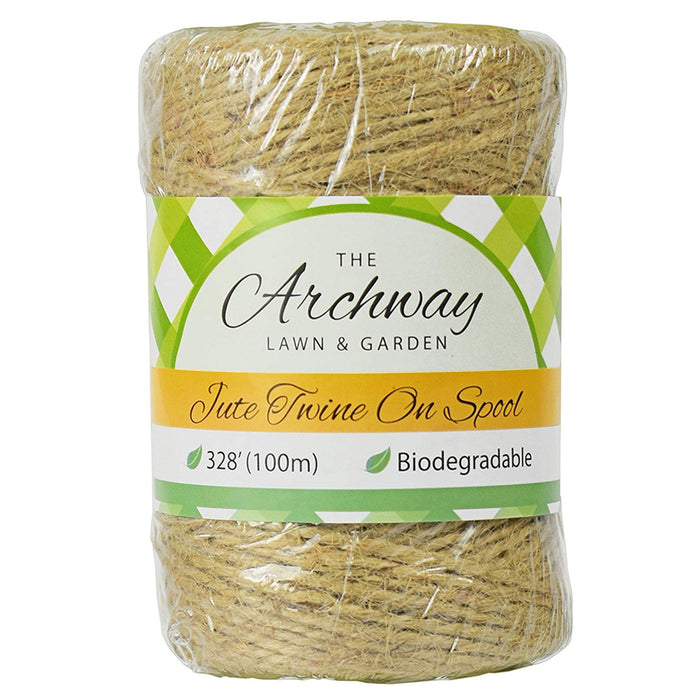 100M Natural Premium Jute Twine String on Spool Cord Rope Crafts Gifts DIY Decor