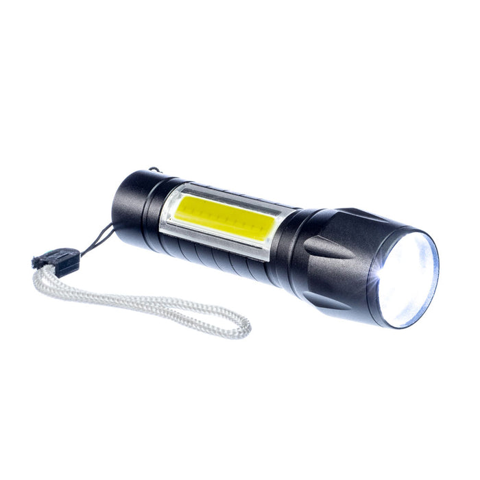 Rechargeable USB Flashlight Super Bright 500 Lumen Compact Tactical Torch Light