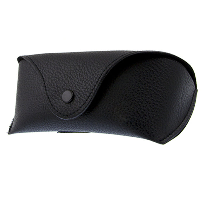 2 Faux Leather Glasses Case Leatherette Semi Hard Sunglasses Eyeglass Men Women