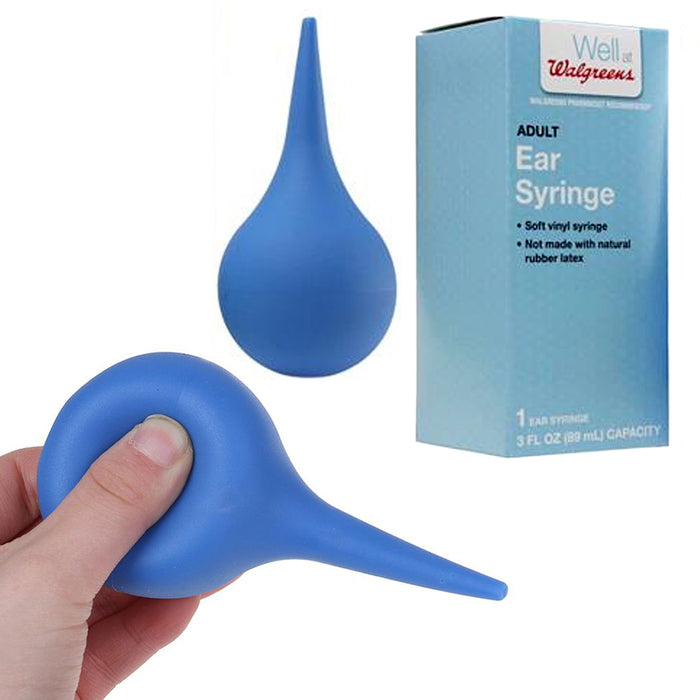 1 Pc Adult Ear Syringe Bulb Earwax Removal Soft Nasal Aspirator Suction Cleaner