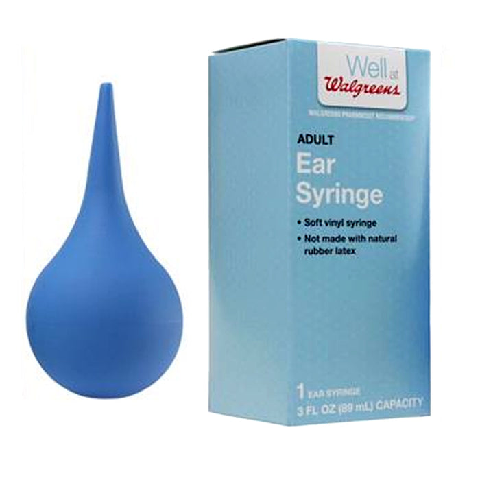 2 Pc Adult Ear Syringe Bulb Earwax Removal Soft Nasal Aspirator Suction Cleaner