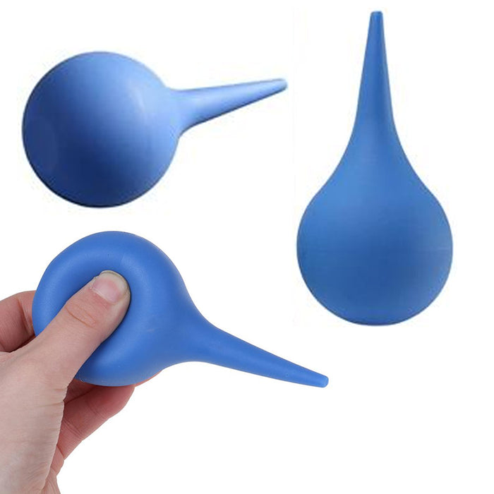 2 Pc Adult Ear Syringe Bulb Earwax Removal Soft Nasal Aspirator Suction Cleaner