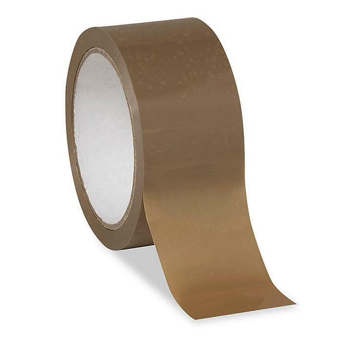 2 Rolls Brown Duct Tape 1.89" by 60 Yards Sticky Packing Adhesive Seal Packaging