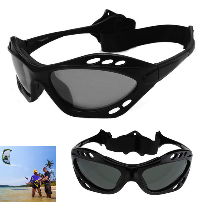 2 Pairs Black Sunglasses Goggles Fishing Boating Water Kite Surfing Jetski UV400