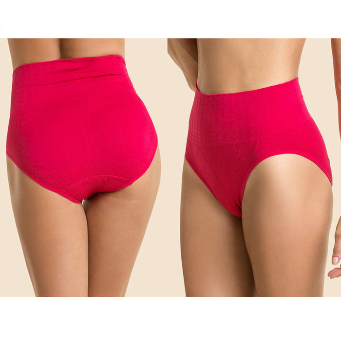12 Pack Seamless High Waist Briefs Tummy Control Girdles Shaper Panties One Size