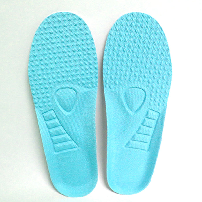 4 Pairs Unisex Shoe Insoles Pads Trainer Foot Feet Soft Comfort Heel Size 8.5/9